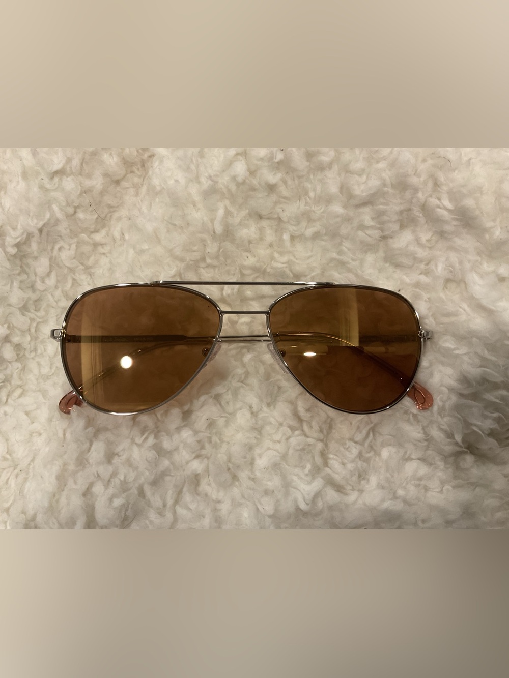 Paul Smith Silver Aviator Sunglasses